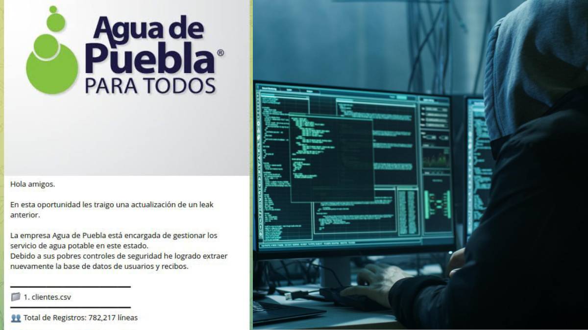 Reportan supuesto ofrecimiento de datos de Agua de Puebla en la Deep Web; involucraría a cientos de miles de usuarios