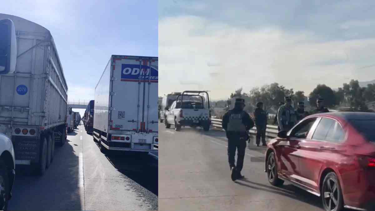 Intento de asalto a tráiler provoca cierre de la Puebla-Córdoba; buscan a sujetos armados con helicóptero