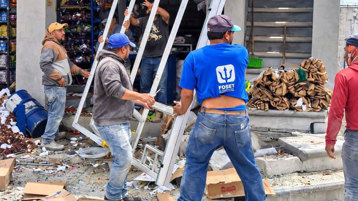 Explosión de pirotecnia dentro de una cremería deja tres lesionados en Cañada Morelos