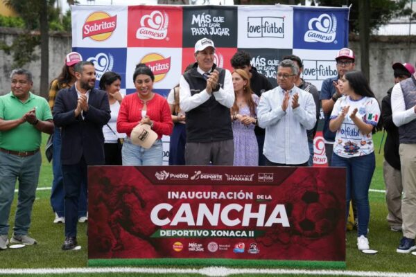 Xonaca vuelve a jugar: Pepe Chedraui inaugura cancha de futbol 7 rehabilitada en el Deportivo Xonaca II