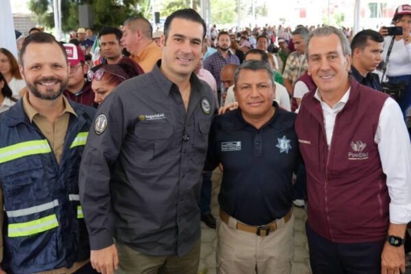 Arrancan Miguel Torruco, Francisco Sánchez y Pepe Chedraui construcción del Centro Comunitario México Imparable en Puebla
