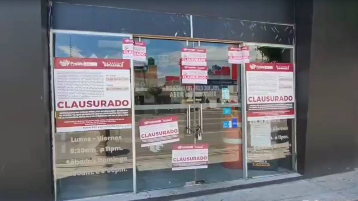Clausuran sucursales de Empire Fitness en Puebla por falta de permisos de Protección Civil