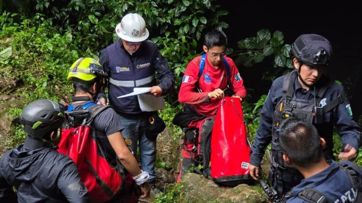 Rescate de cuerpos en gruta de Cuetzalan se reanudará después de septiembre por riesgo para rescatistas