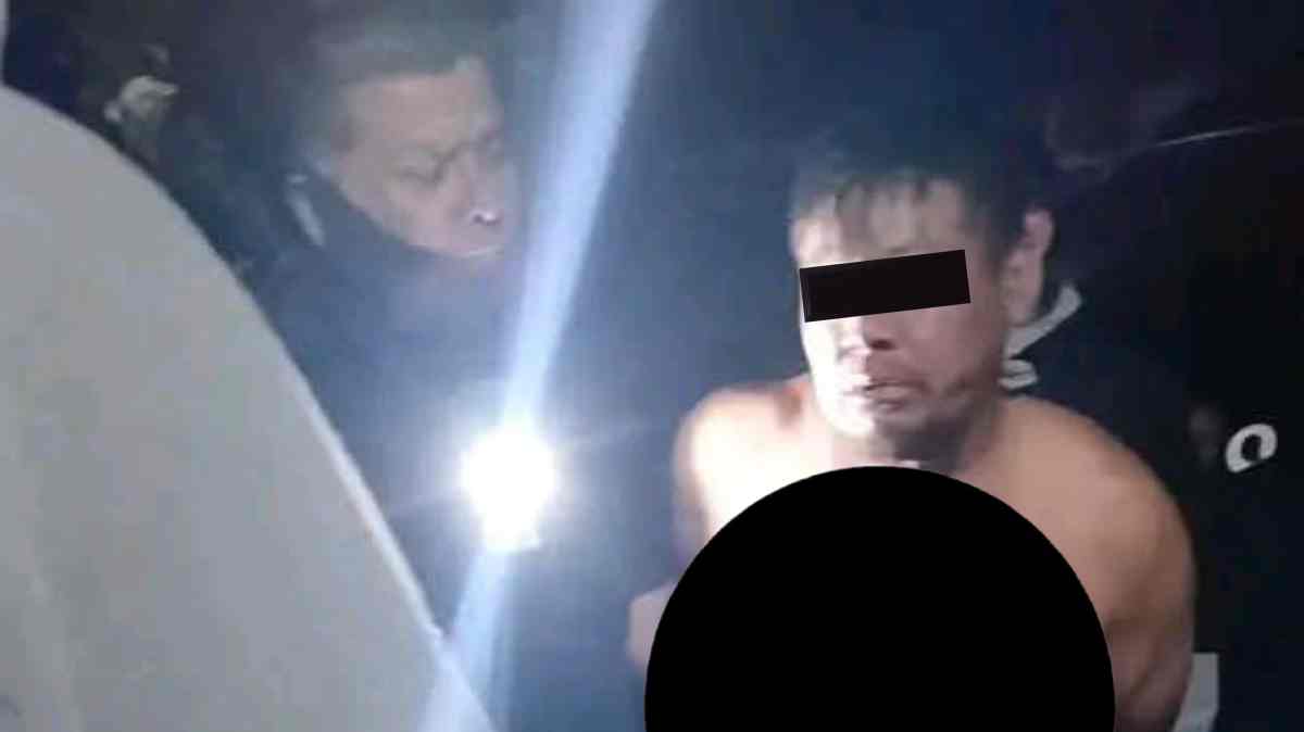 Vecinos detienen, golpean y desnudan a presunto ladrón en Acajete; lo entregan a las autoridades
