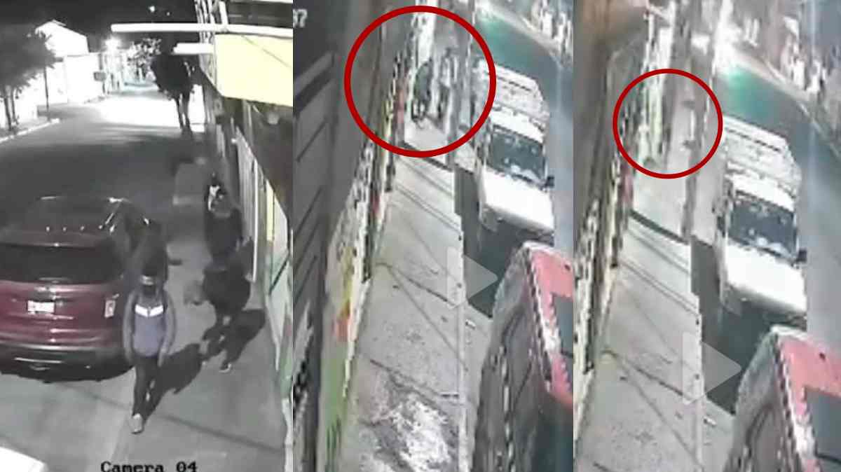 Vecina frustra presunto robo en Tehuacán; cuatro sujetos intentaban entrar a un local y uno quedó atrapado en el techo