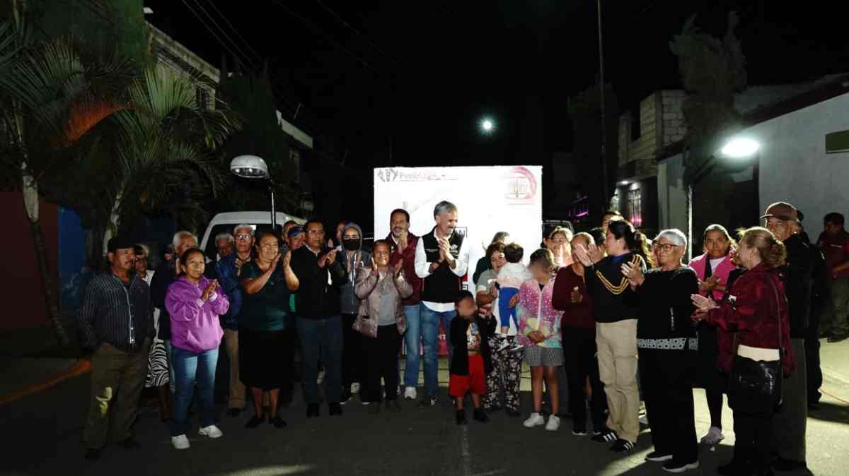 Modernizan 162 luminarias en Historiadores y la colonia queda al 100% con tecnología LED