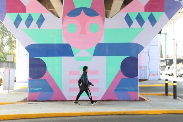 Puebla convierte un puente en lienzo: Gobierno de Pepe Chedraui apuesta por el arte para recuperar espacios públicos