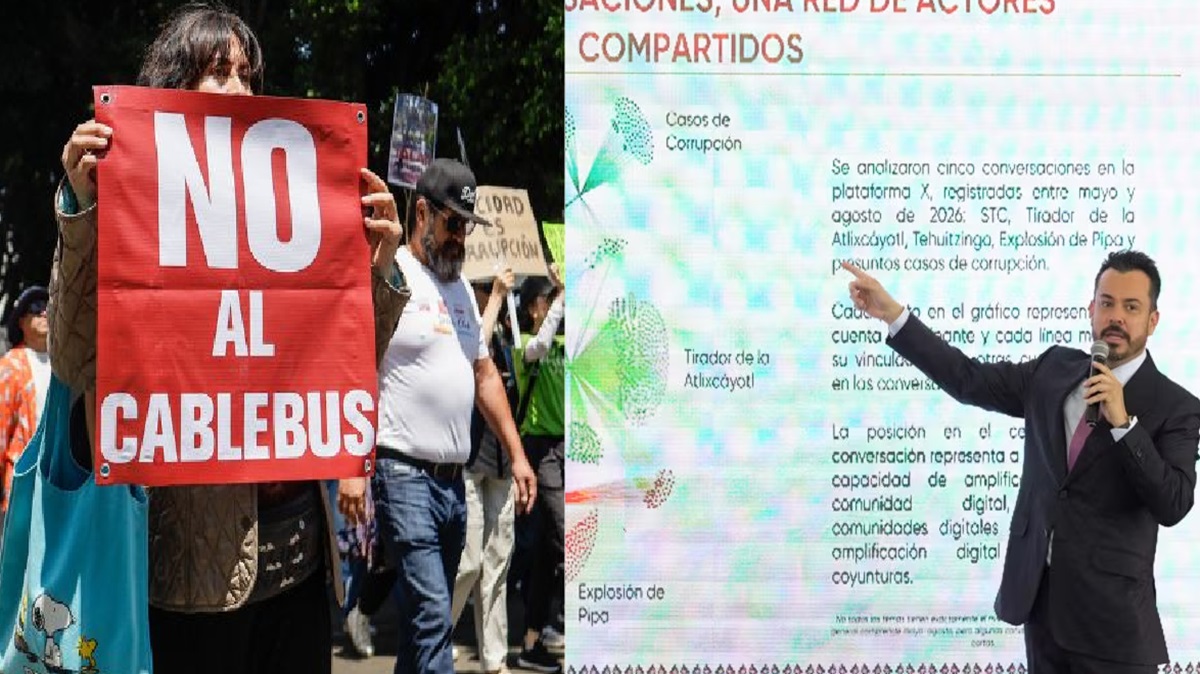 ¿Bots contra el Cablebús? Gobierno de Puebla denuncia red artificial para inflar rechazo al proyecto