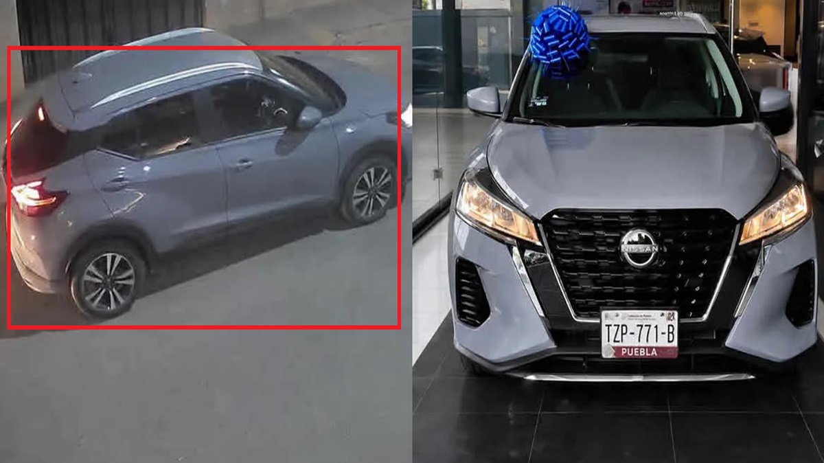¿La has visto? Roban camioneta Nissan Kicks 2024 a plena luz del día frente a La Piedad en Puebla