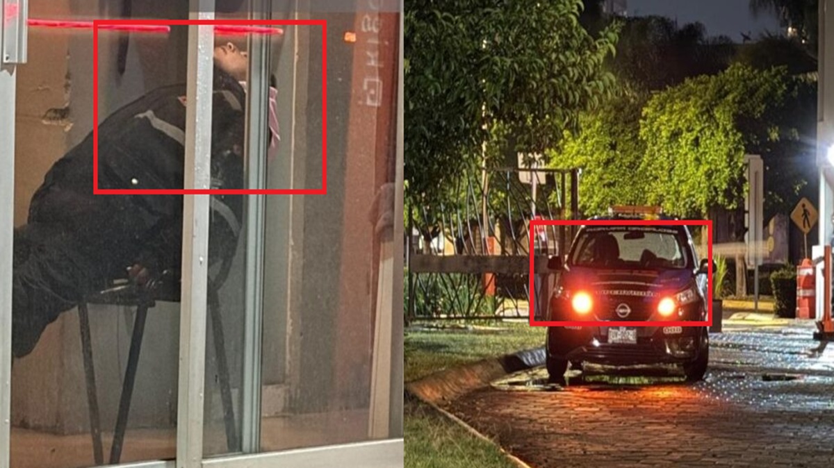 ¿Vigilancia dormida? Exhiben a guardia y supervisor durmiendo en Lomas de Angelópolis