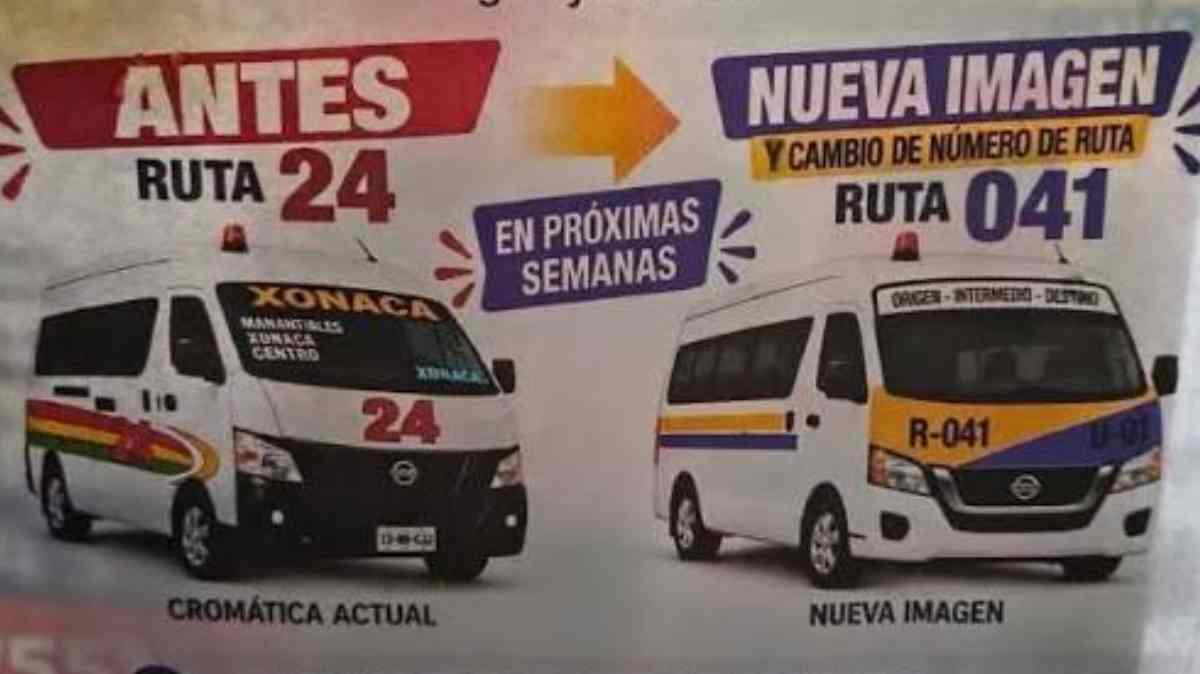 Transporte público de Puebla cambiará números y colores; comienza la transformación de las rutas