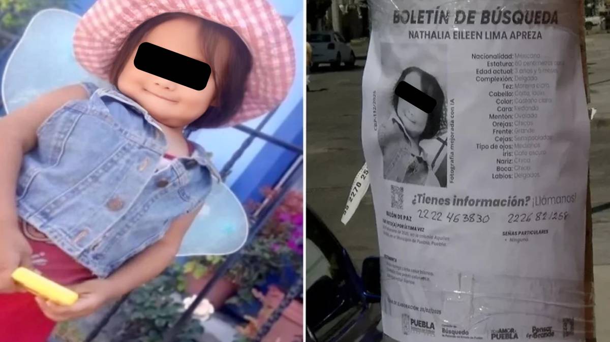 Caso Nathalia Eileen: Fiscalía de Puebla pide apoyo federal para buscar a la niña en el río Atoyac