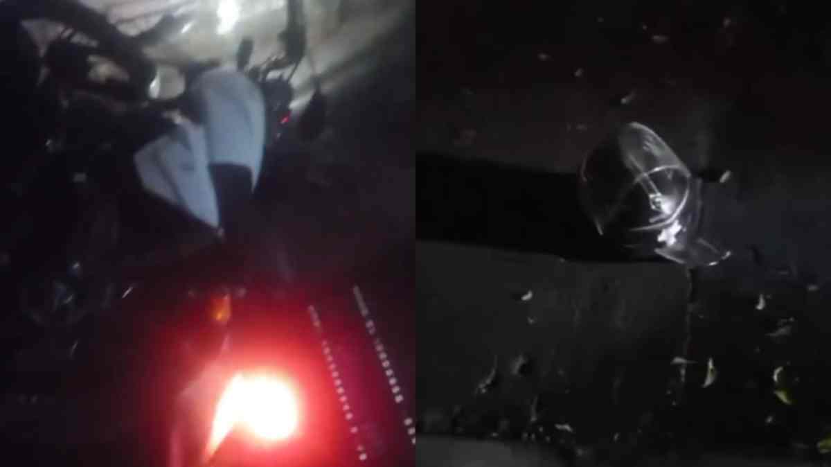 Motociclista muere tras perder el control y chocar en la 11 Sur, frente al Baden Baden