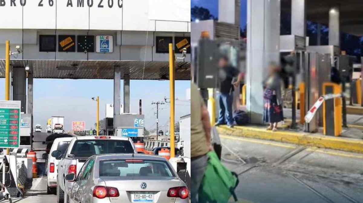 Manifestantes toman por casi dos horas la caseta de Amozoc; reportan cobro de 50 pesos a conductores