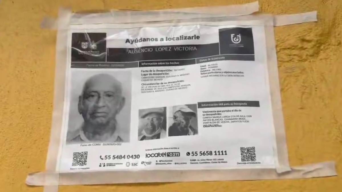 Buscaban a Ausencio López desde hace un mes y lo encontraron sin vida en la cisterna de su casa en CDMX