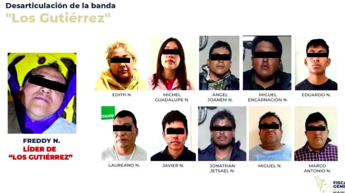 Caen 11 presuntos integrantes de Los Gutiérrez en Chignahuapan; aseguran drogas, armas y seis inmuebles