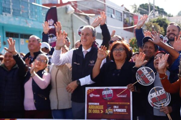 Pepe Chedraui inicia rehabilitación de avenida en San Jerónimo Caleras: beneficiará a más de 11 mil poblanos