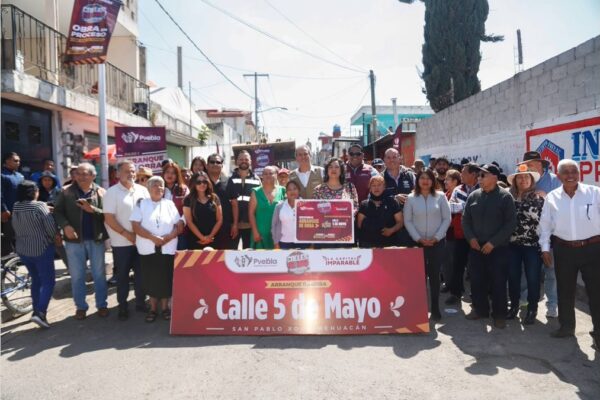 Arranca rehabilitación de la calle 5 de Mayo en Xochimehuacán: qué obras incluye