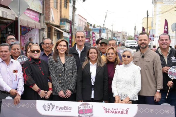 Pepe Chedraui rehabilita calle 5 de Febrero en San Felipe Hueyotlipan: obra beneficia a más de 23 mil personas