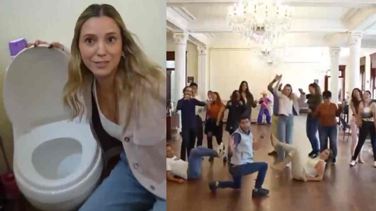 ¿Turismo o TikTok? Carla López-Malo desata críticas por grabar video de “Súper estrella” en reuniones de trabajo