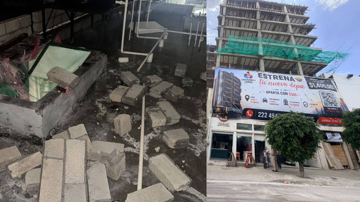 Vecinos del Barrio de Santiago exigen a las autoridades frenar construcciones peligrosas que dañan sus patrimonios en Puebla