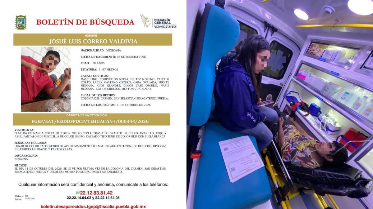 Rescatan a hombre atrapado en un tanque de agua vacío en Zinacatepec; lo trasladan al hospital