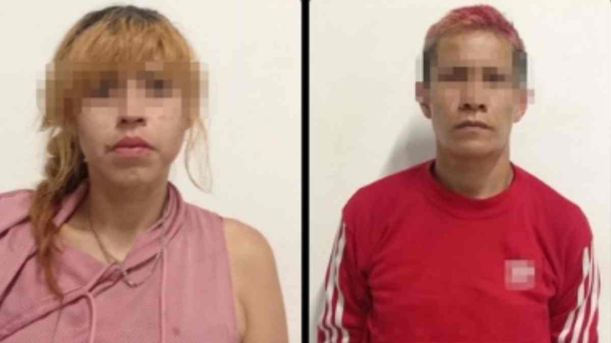 Detienen a pareja señalada por asaltos a OXXO en el sur de Puebla; ambos tienen antecedentes