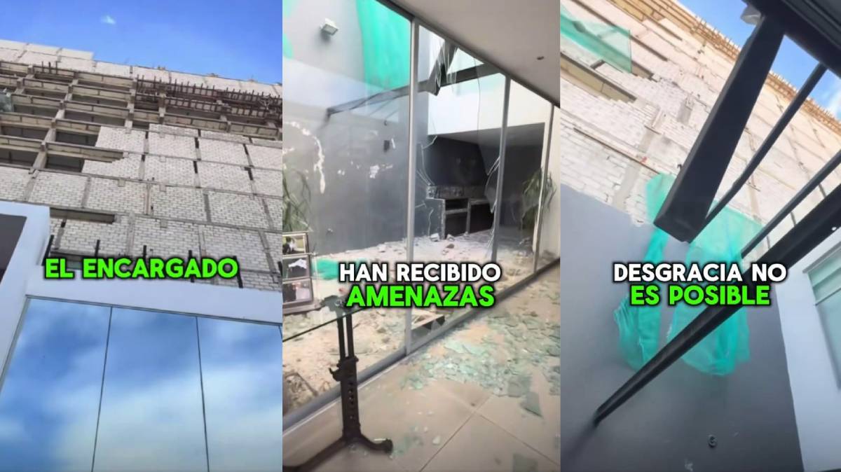 Viento derriba barda de edificio en construcción en Puebla: cae sobre una casa y vecinos denuncian tres derrumbes