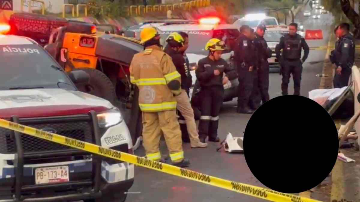 Identifican a hombre que murió tras volcar en la Recta a Cholula; viajaba más personas