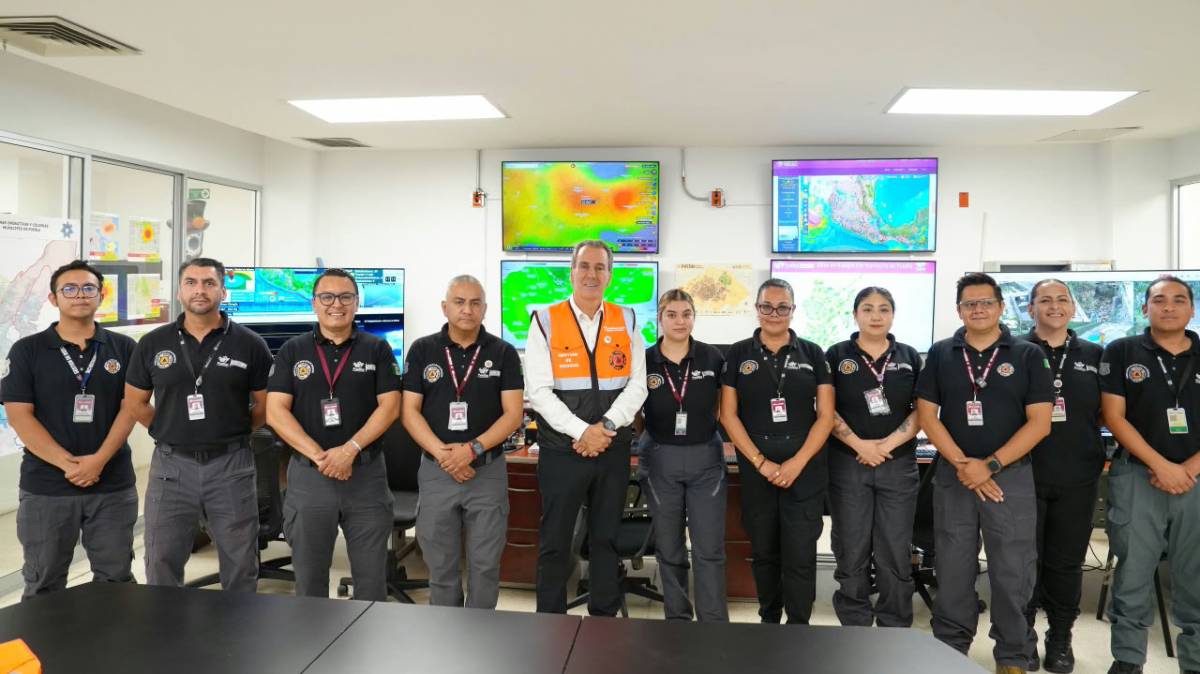 Pepe Chedraui supervisa alertas por lluvias en Puebla; monitorean vasos reguladores ante posibles riesgos