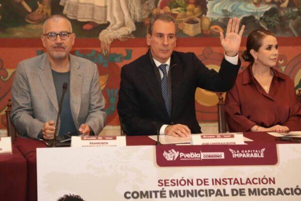 Puebla crea su primer Comité Municipal de Migración; Chedraui promete atención integral a migrantes