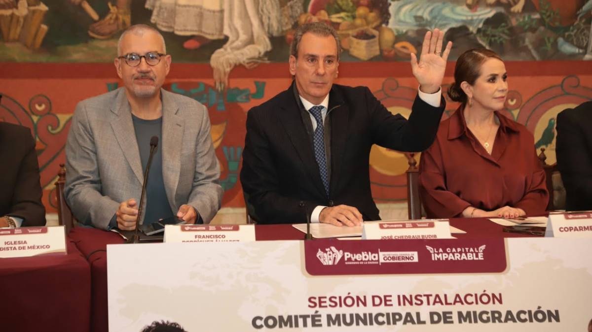 Puebla crea su primer Comité Municipal de Migración; Chedraui promete atención integral a migrantes