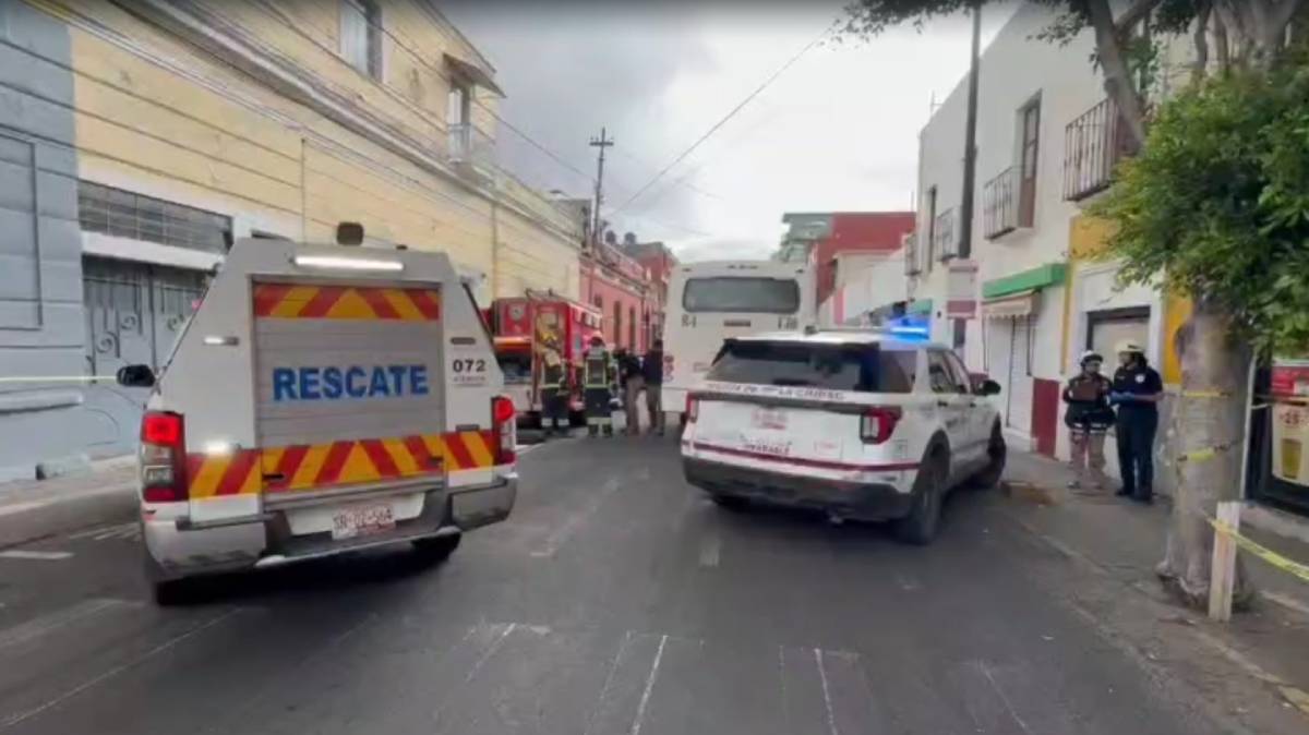 Ruta 4 atropella y quita la vida a mujer en el Centro Histórico de Puebla
