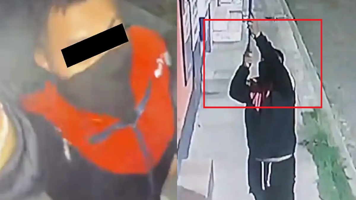 Cámaras y candados destrozados: Captan a solitario delincuente robando en una boutique de Bosques de San Sebastián