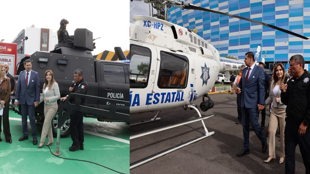 De los cielos al asfalto: Así es como SSP Puebla blinda su estrategia de seguridad con helicópteros, drones y vehículos tácticos