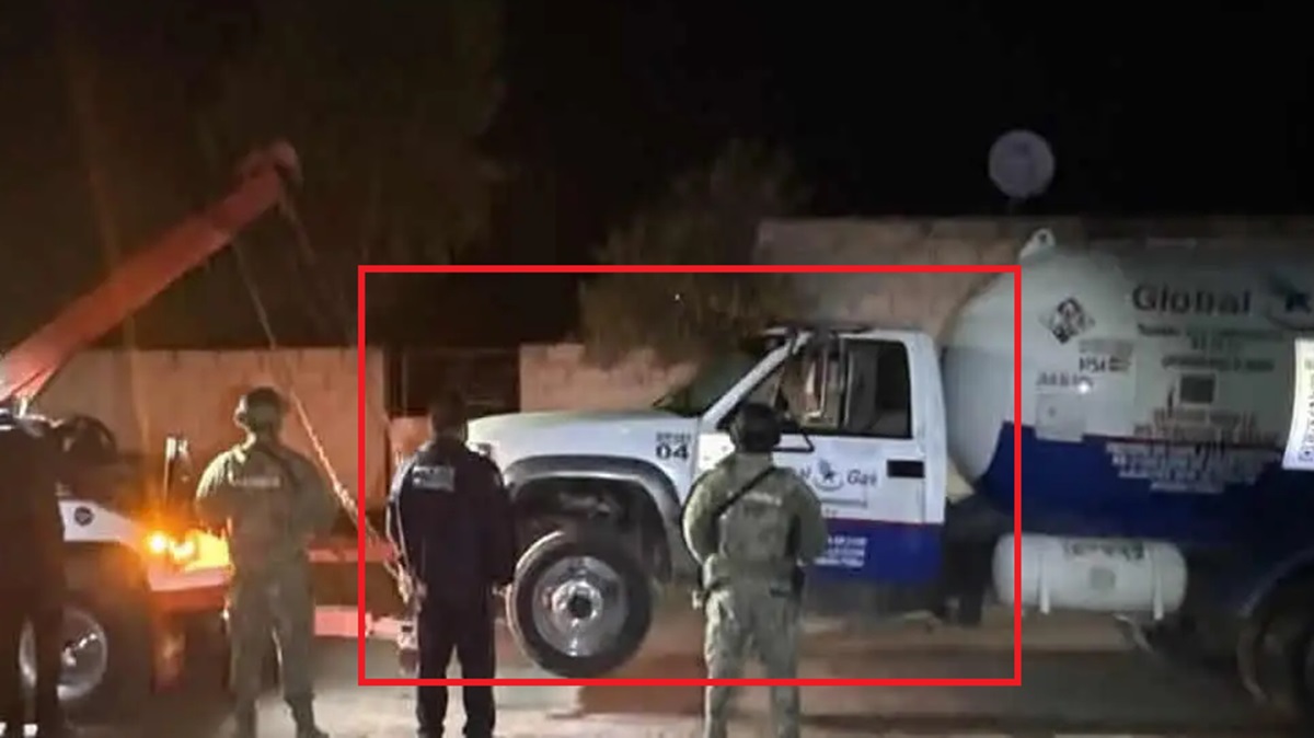 ¡Huye a pie! Conductor abandona pipa de “huachigas” tras toparse con operativo de policías y marinos en Amozoc