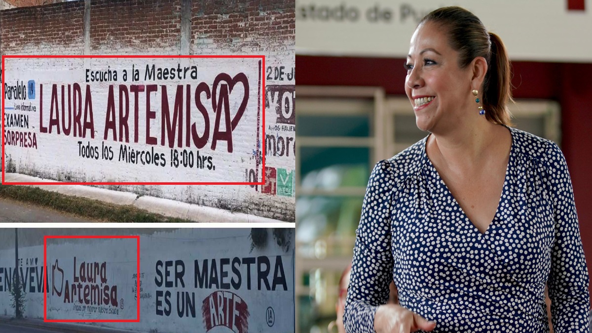 De las bardas al olvido político: “Bajan” a la Maestra Artemisa de la contienda electoral rumbo a 2027 pese a intensa promoción