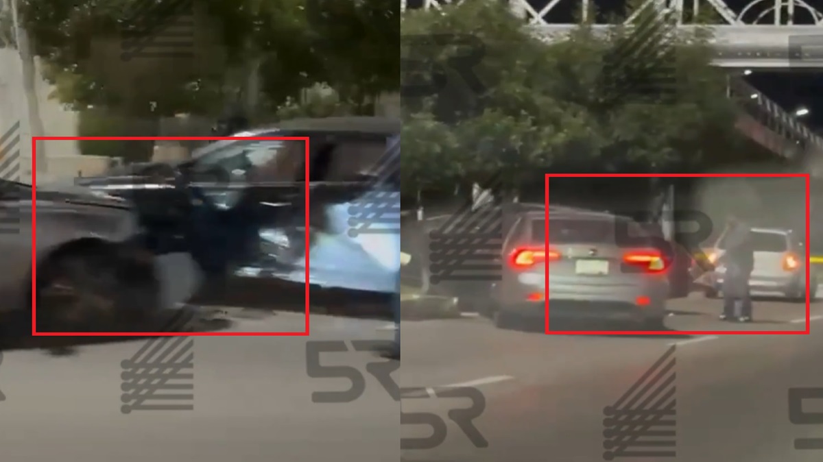 ¡Caos en la Atlixcáyotl! Fuerte choque entre dos automóviles paraliza carriles con dirección a Angelópolis este domingo