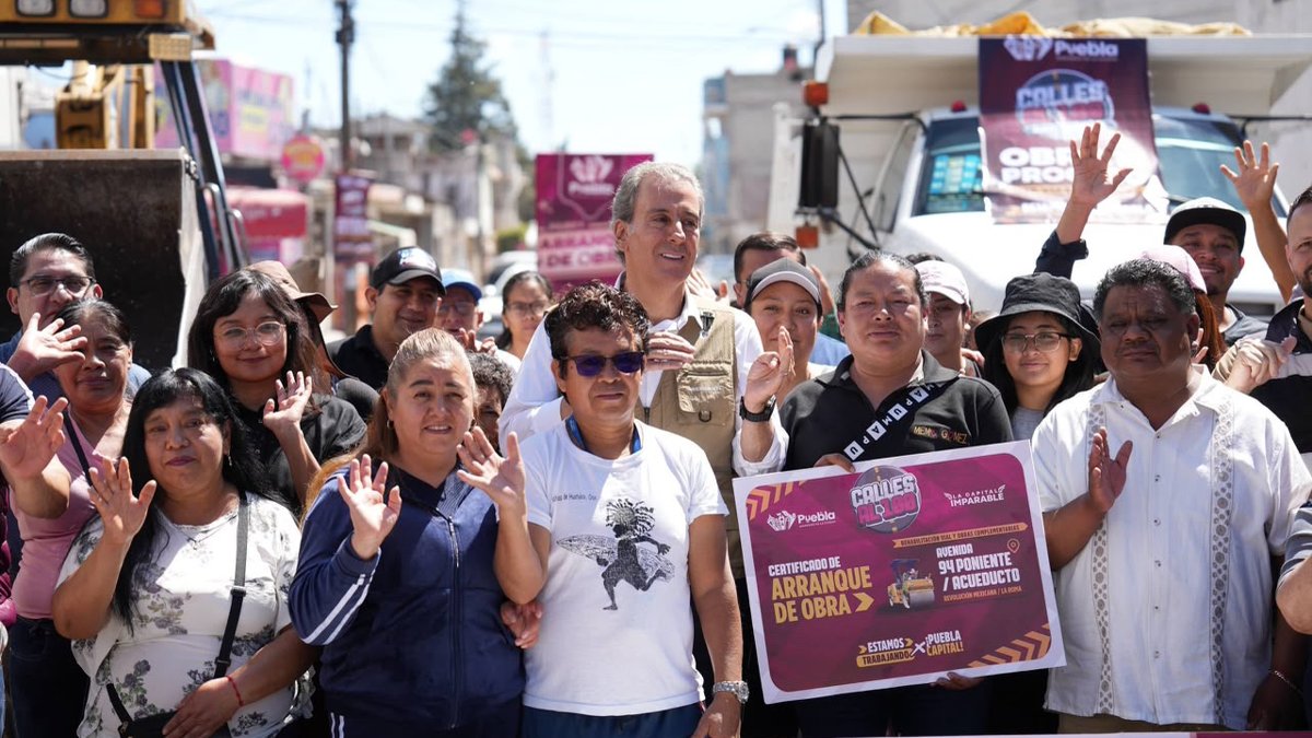 Rehabilitan avenida 94 Poniente–Acueducto: qué cambiará en el norte de Puebla