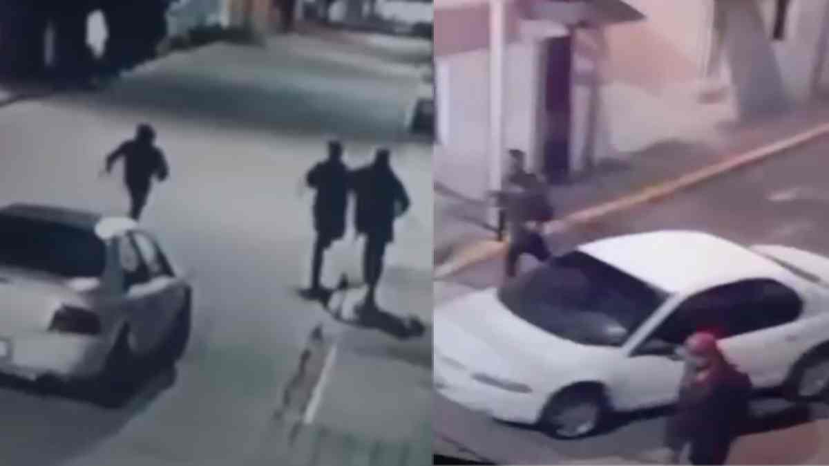 Captan a tres sujetos intentando robar un automóvil en Vista Hermosa Álamos; vecinos frustran el atraco