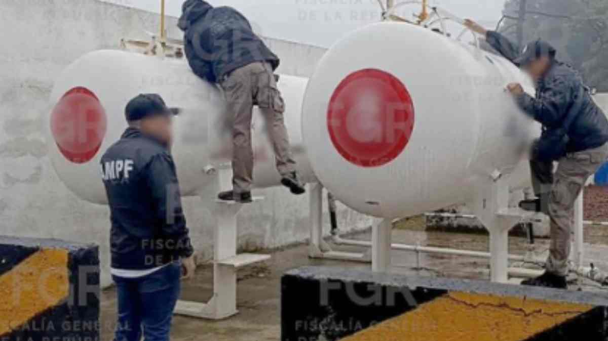 Catean estación de gas LP en Zacatlán: aseguran 6 mil 485 litros y detienen a una persona